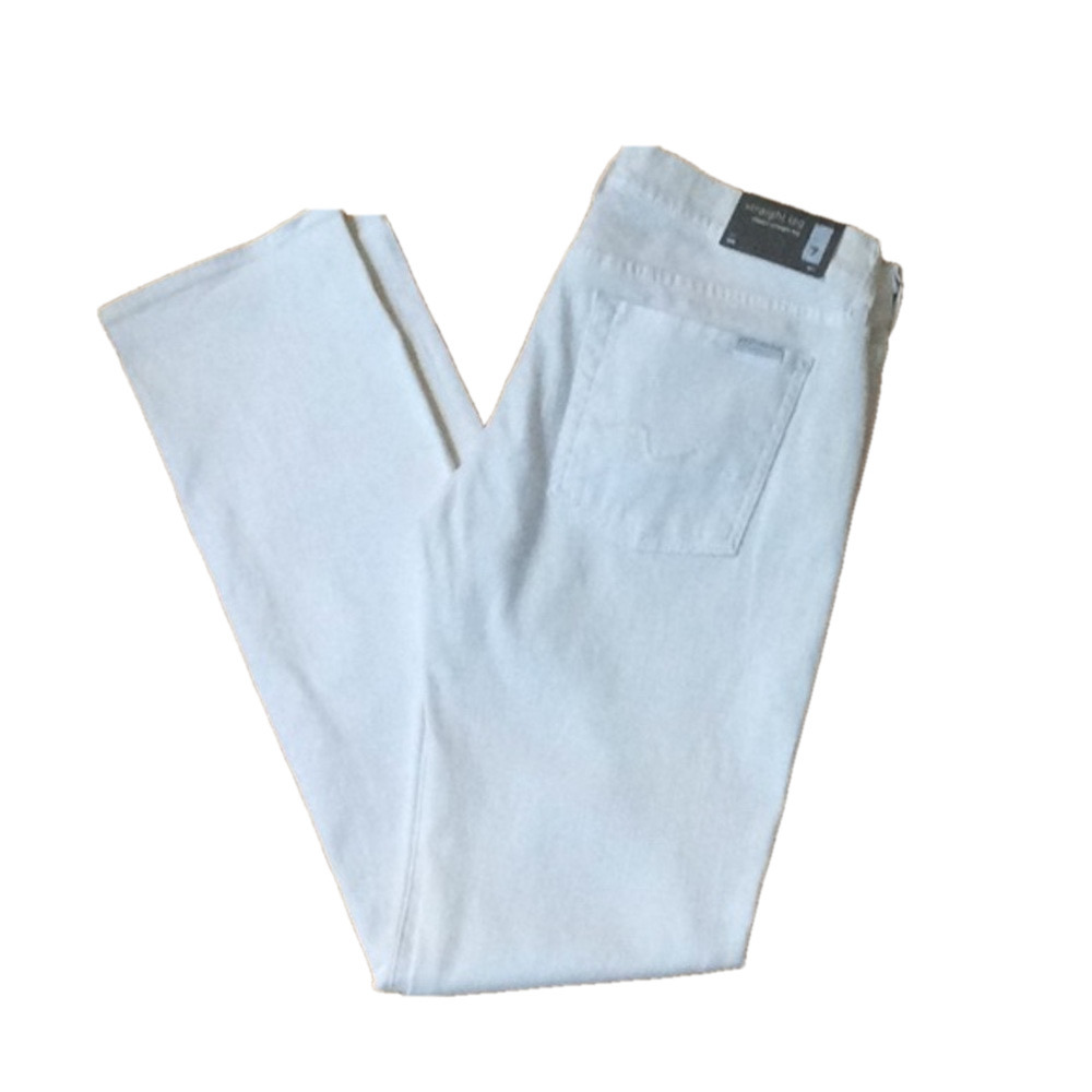 7 For All Mankind White Denim Jeans-NEW